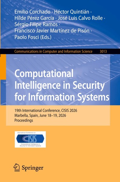 Computational Intelligence in Security For Information Systems Corchado (U. A.)-image
