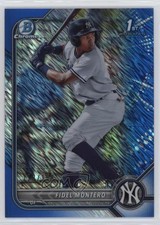 2022 Bowman Chrome Prospects Blue Shimmer Refractor 118/150 Fidel Montero bc8