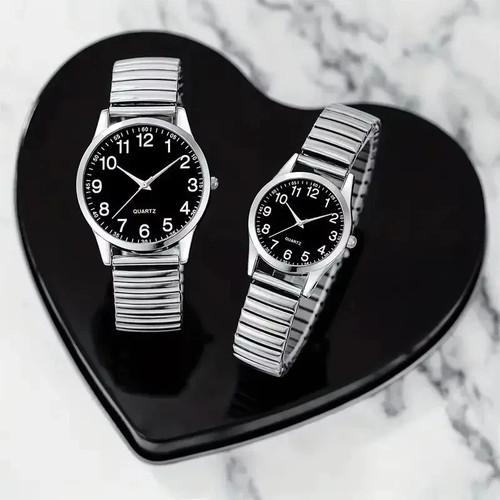 Womens Ladies Simple Basic White Dial Expander Expanding Watch Easy To Read UK