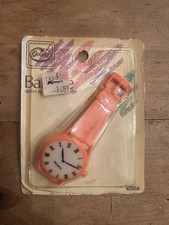 Goody Vintage 1980s Automatic Clasp Orange Watch Hair Barrette NEW 1988 NOS