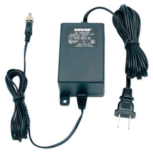 Original Shure AC Adapter PS40 15V 600mA Power Supply - 5.5x2.1mm Screw Lock