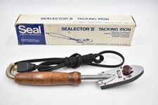 Vintage SEAL Sealector Tacking Iron with Original Box- Tested
