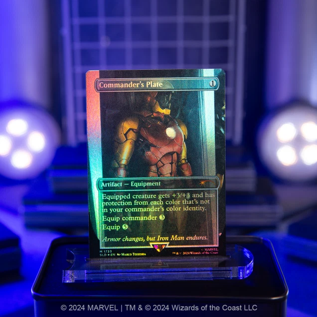 MTG Magic Card - Secret Lair X Marvel’s - IRON MAN - FOIL EDITION - Photo 4/4