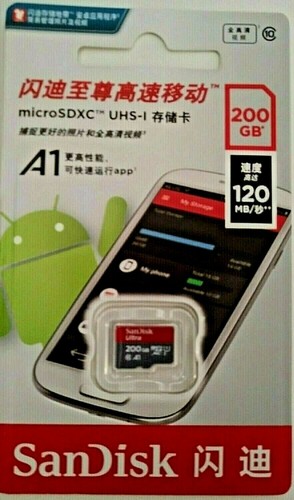 SanDisk 200GB Ultra micro SDXC UHS-I-120MB/s SHIPS FROM USA,CALIFORNIA - Picture 7 of 8