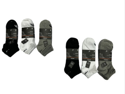 Head Sneaker Socken / Kurzsocken 5 Paar, ver. Farben & Größen, NEU & OVP