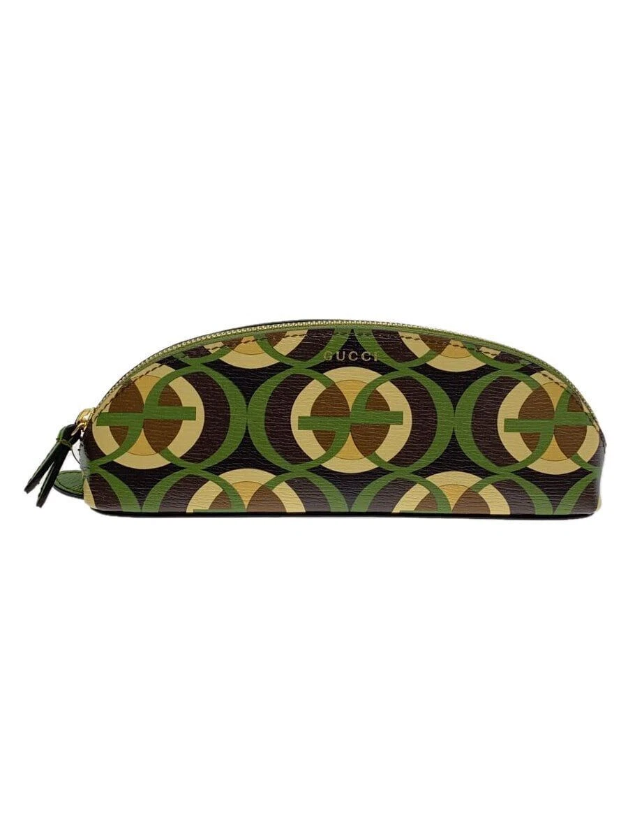 GUCCI Femme Vert Motif Total Autres Accessoires Occasion