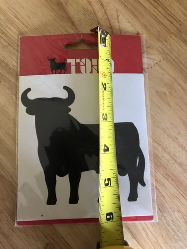 Toro Decal Spain, Bought In Spain 15 Years Ago. NIP, 4”x6” - Picture 3 of 4