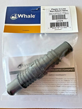 Whale in line Non Return Valve 19mm /25mm LV1219 Boat Marine Caravan Campervan R