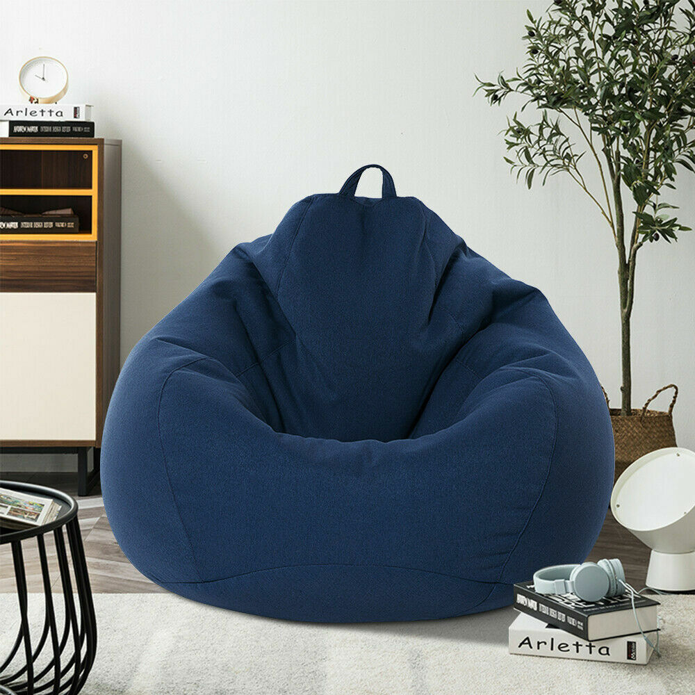 Adults Kids Large Bean Bag Chairs Sofa Cover Indoor/Outdoor Game Seat Lazy  Bags | eBay