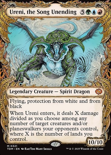 MTG Ureni the Song Unending (Showcase) Dragonstorm #0321 MYTHIC - 第 1/1 張圖片