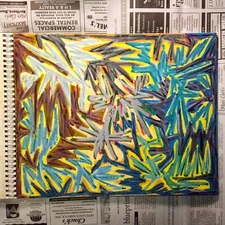 Drawing 11X14" Oil Pastel on Paper