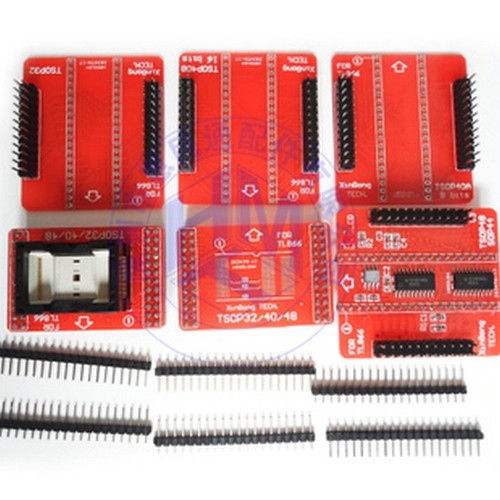 TSOP32,TSOP40,TSOP48 Adapters for TL866CS,TL866A Sockets for USB Bios Programmer - Bild 1 von 2