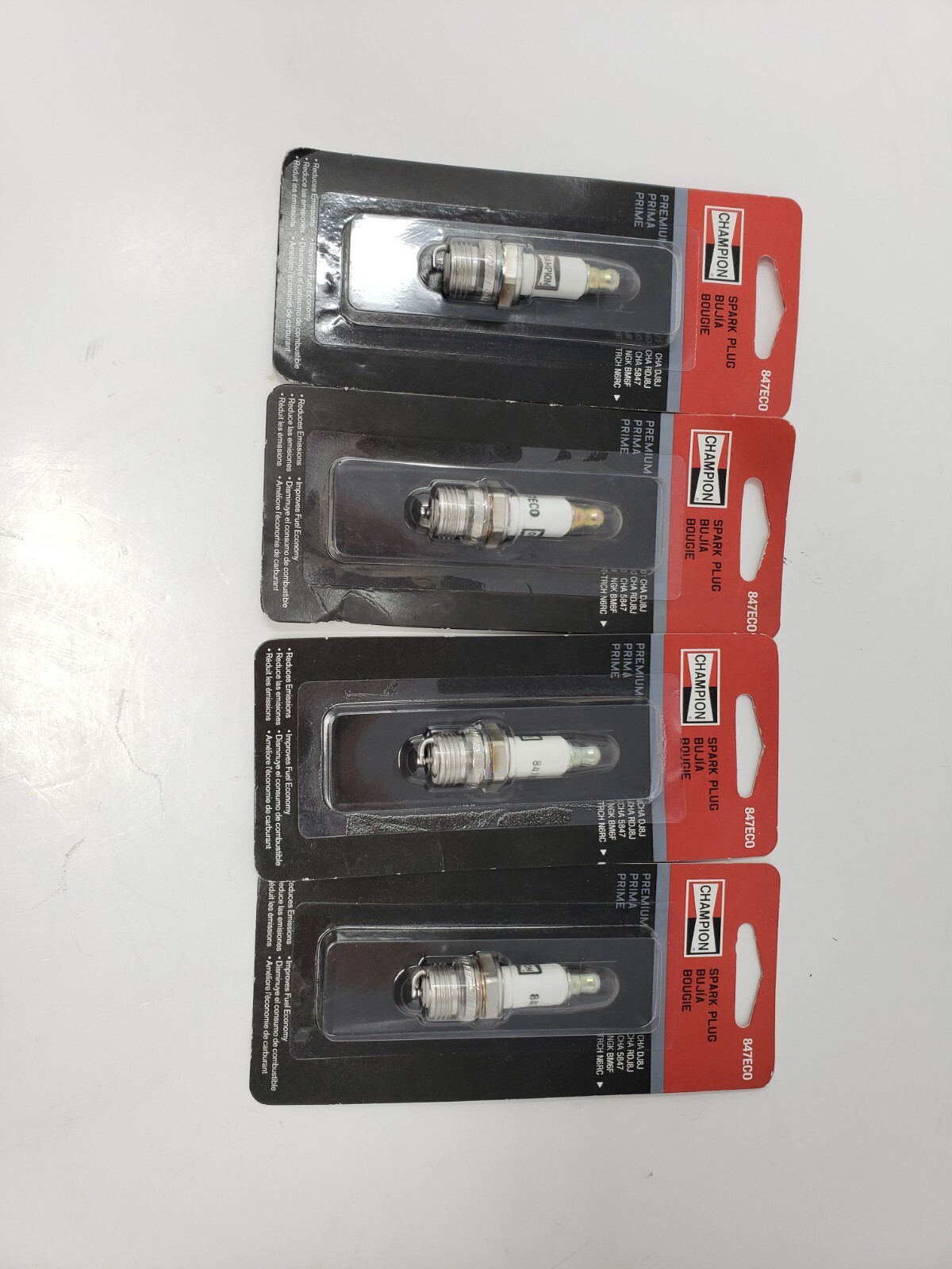 Lot Of 4 Champion 847EC0 Spark Plug