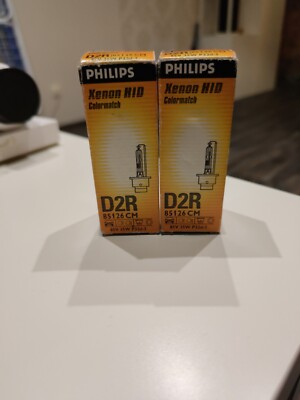 2x Philips Xenon Hid D2R 5500k Blue