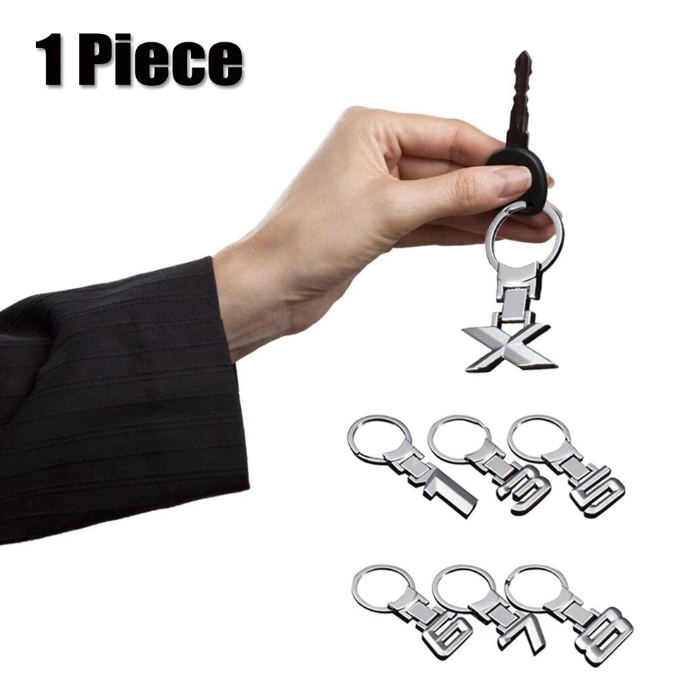 For BMW 1 3 5 6 7 8 X Series Car Logo Key Chain keyring  Keychain Key Ring Alloy - Image 2 of 4
