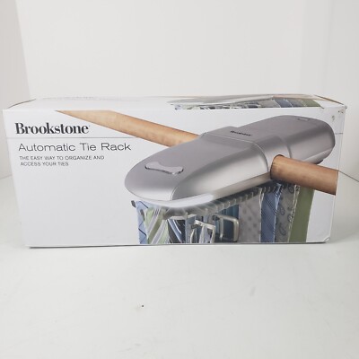 Brookstone Automatic Tie Rack (Holds 54 Ties & 4 Belts)