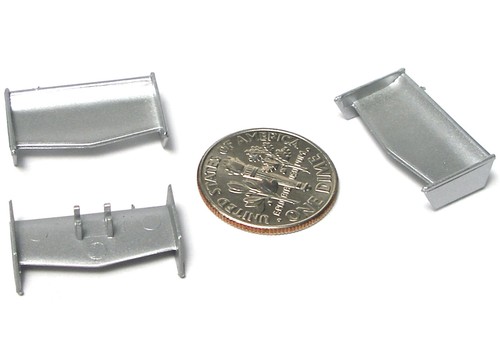 3pc 1981 TYCO HO Slot Car INDY FERRARI MICHELIN  F-1 Formula WING BODY PART - Afbeelding 1 van 2