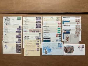 Statue of Liberty FDC Lot of (48), Fleetwood, Andrews, HF, Art Craft...1947-1981