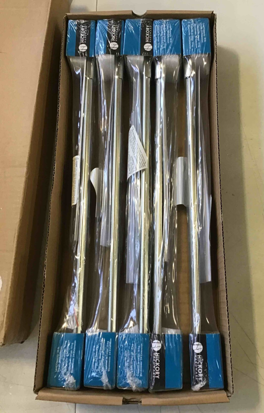 5-PACK Hickory Hardware 1029 18" 5/8 Extension Center Mount 