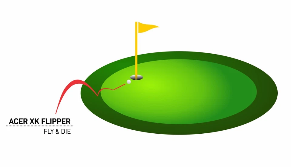 DEMO Acer XK Mens Flipper Chipper Golf Club Steel Shaft Right Handed Fly & Die - Image 2 of 4