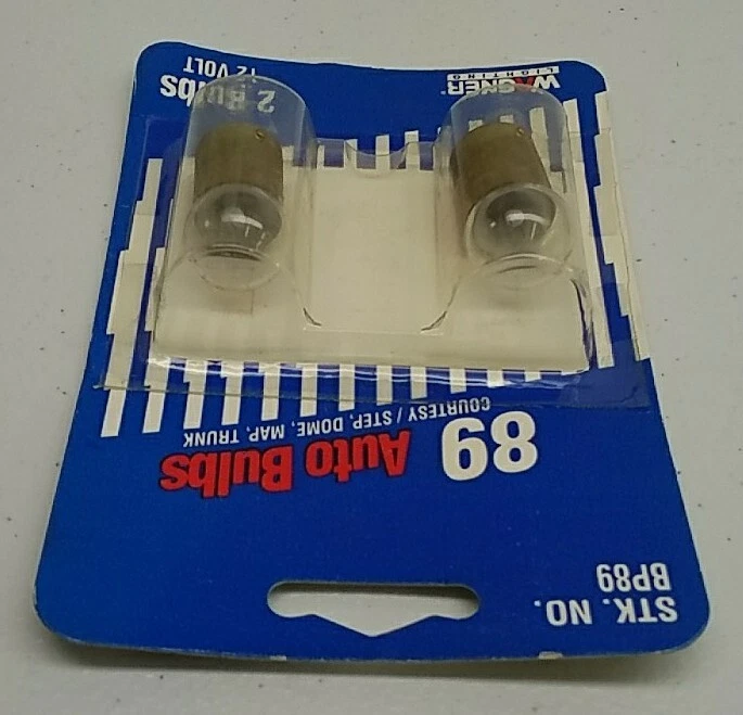 BP89 Wagner Automotriz 12 Voltios Bombillas BP89 12 Voltios Bombillas Foto 3 de 3