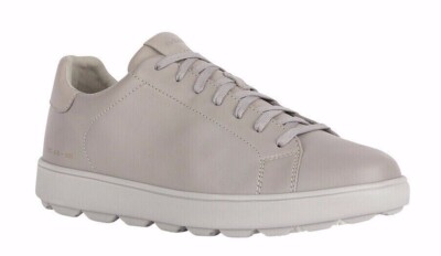GEOX Spherica Ecub-1 Men's Light Sand Low Cut Leather  Sneakers U45GPC00085C5322
