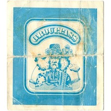 ISLE OF WIGHT Concert Backstage Pass 8/29/70 LIGHTHOUSE THE DOORS THE WHO Rare