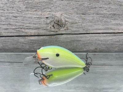 Black Label Balsa 1.5 Custom Balsa Squarebill Crankbait Citrus Candy Color