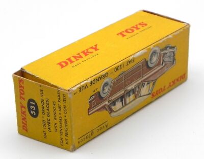 Dinky Toys France 531 - Fiat 1200 Grande Vue - Jantes Concaves - Dans Sa Boîte