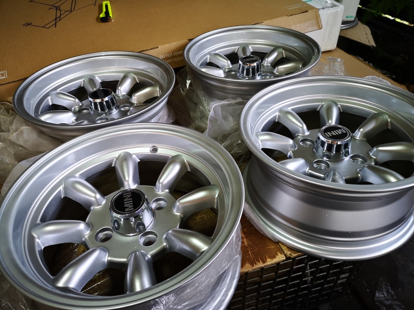 JDM Banana Style 13" wheels rims for Classic Austin mini clubman cooper Picture 2 of 5