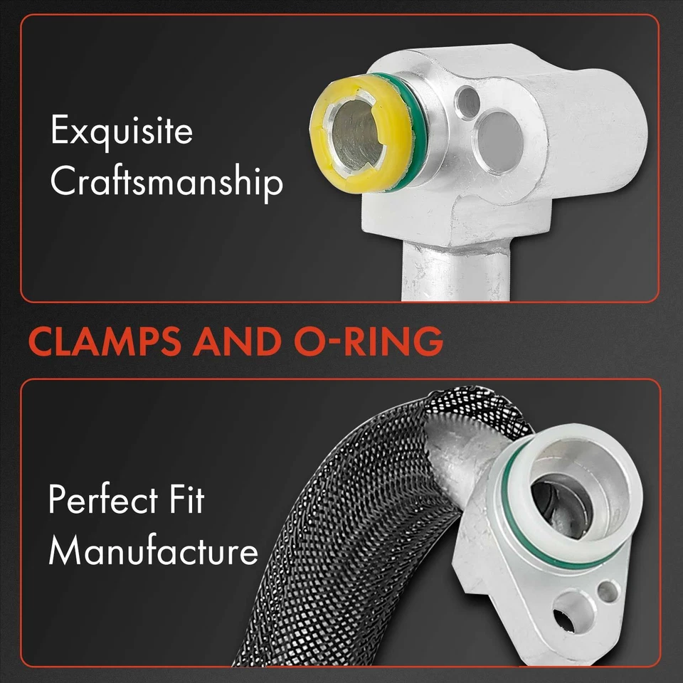 Manguera de línea de succión de refrigerador de aire acondicionado para BMW F15 X5 2014-2018 F16 X6 baja presión Foto 3 de 4