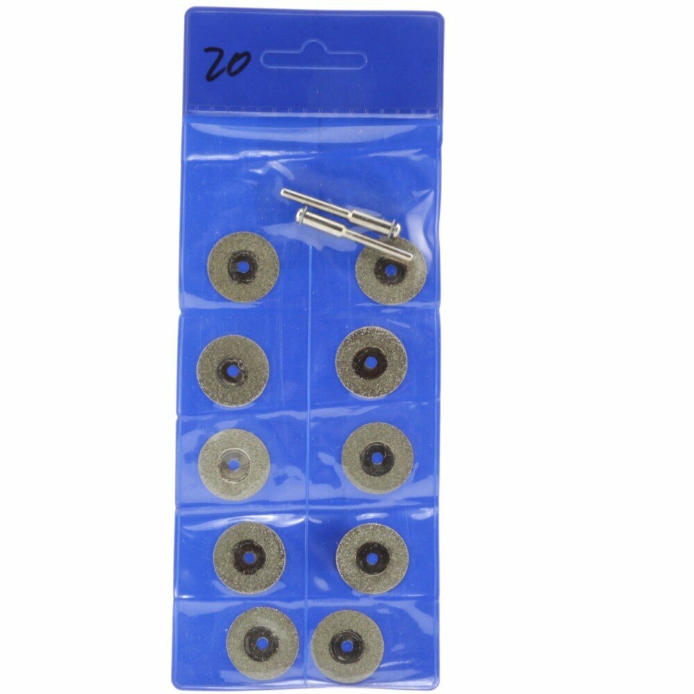 10-Pack 3.5mm (7/64") Diamond Drill Bits - Super-Thin 0.5mm Rim Lapidary Hole Saw For Glass, Stone, Ceramic