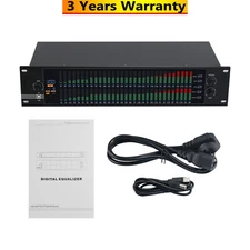 EQ-888S Dual 31 Band Graphic Equalizer Professional Graphic Audio Equalizer
