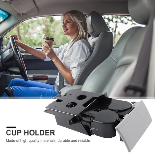 1Pc Auto Tasse Halter Aschenbecher Tasse Halter Für VW T5 Transporter 03-13 (Gra - Picture 3 of 12