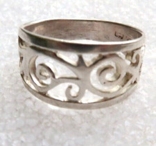 VINTAGE SOUTHWEST STERLING SILVER BAND RING  SIZE 6.5