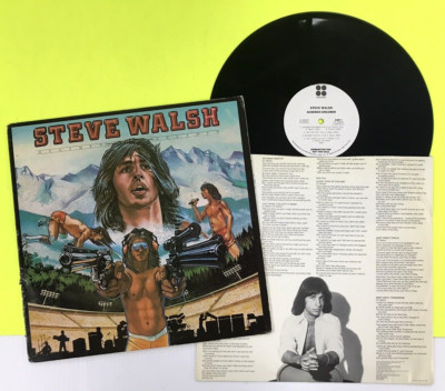 STEVE WALSH Schemer Dreamer 1980 WHITE LABEL PROMO LP L@@K M-  a7472