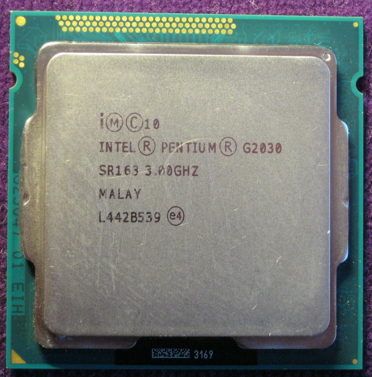 Intel Pentium CPU G2030 3000 MHz socket 1155