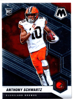 2021 Panini Mosaic Football Anthony Schwartz No. 331 Cleveland Browns
