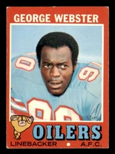1971 Topps Football #197 George Webster VG/EX *d3