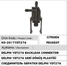 Connettore Perdita Iniettore Delphi 2 Vie CITROËN C3I 8HY 1.4L 4cyl C3 I