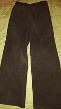 Chaps boys 7 black Corduroy pants adjustable waist great