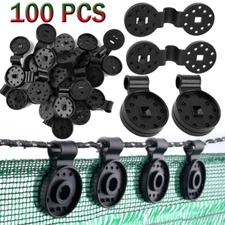 Shade Cloth Plastic Clips, Shade Cloth Heavy Duty Lock Grip 100PCS