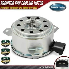 Radiator Fan Cooling Motor for Chevy Silverado 1500 GMC Sierra 1500 HD Cadillac