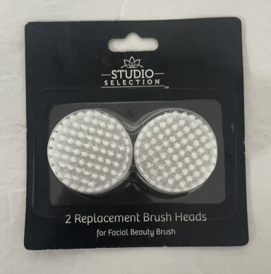Studio selection 2 Facial Brush Heads Replacements Cleansing System NEW