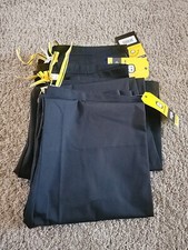 Lot Of 3 WonderWink Unisex Drawstring Scrub Pants 5006 Size XS Black NWT 36x31