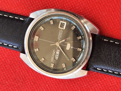 Rare Vintage 1970s SEIKO 5 6119 7180 21 Jewel Auto Mens