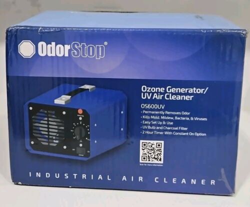 Purificatore d'aria generatore di ozono OdorStop con purificatore d'aria UV (OS600UV) nuovo scatola aperta - Foto 4 di 7