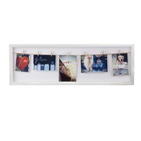 Umbra Clothesline Photo Display White 73cm X 24cm Umbra Clothesline Photo Display White 73cm X 24cm