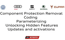 REMOTE SERVICE COMPONENT PROTECTION CODING ACTIVATIONS AUDI VW SEAT SKODA