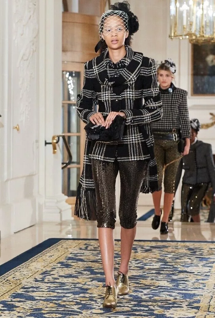 Chanel Plaid Tweed Jacket